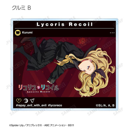 『リコリス・リコイル』トレーディングSNS風アクリルカード(単位/BOX)【202504再販】